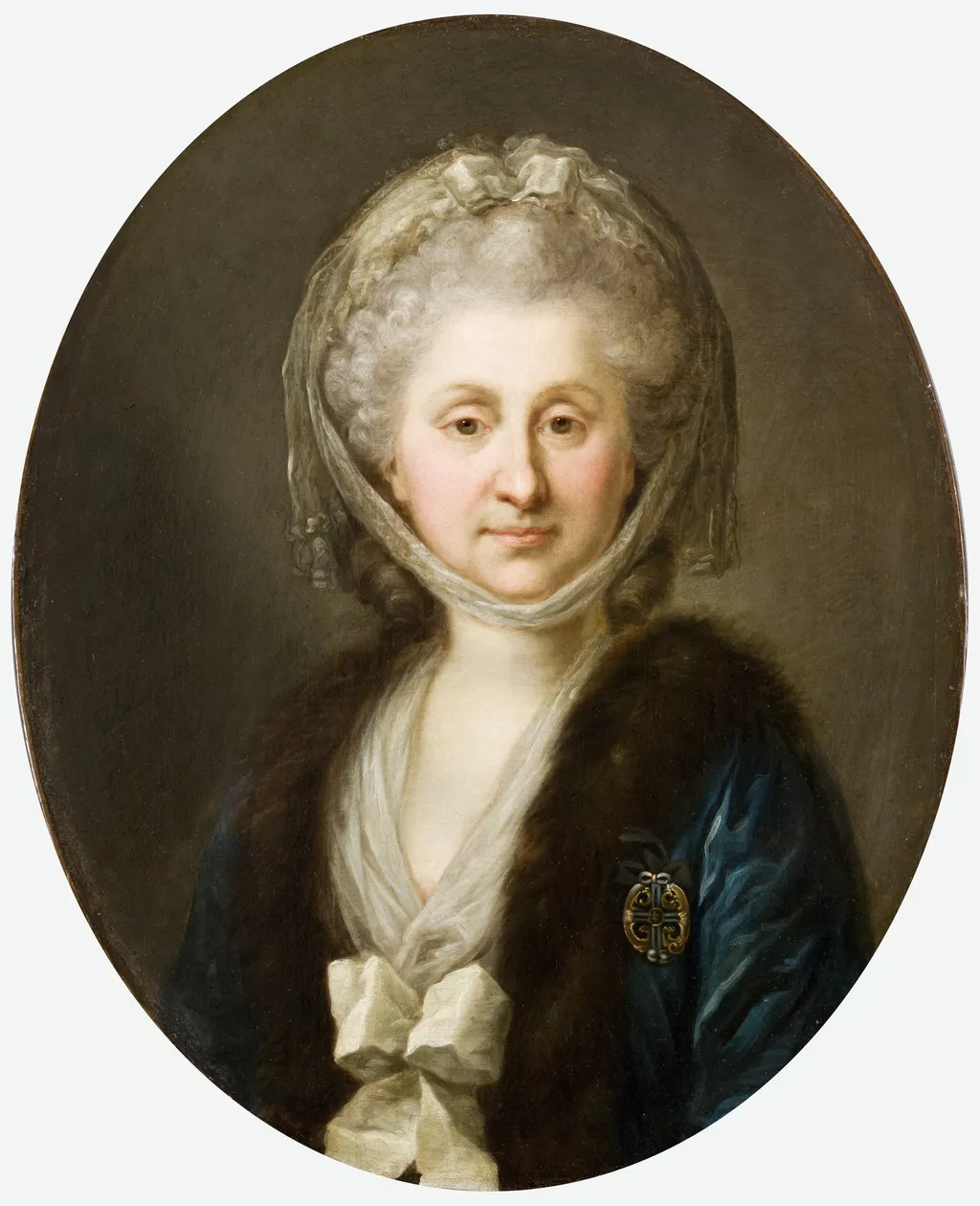 Portrait of Ludwika Zamoyska née Poniatowska, by Marcello Bacciarelli, oil, 1790