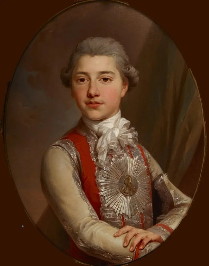 Portrait of Prince Józef Poniatowski as a Youth, by Marcello Bacciarelli
