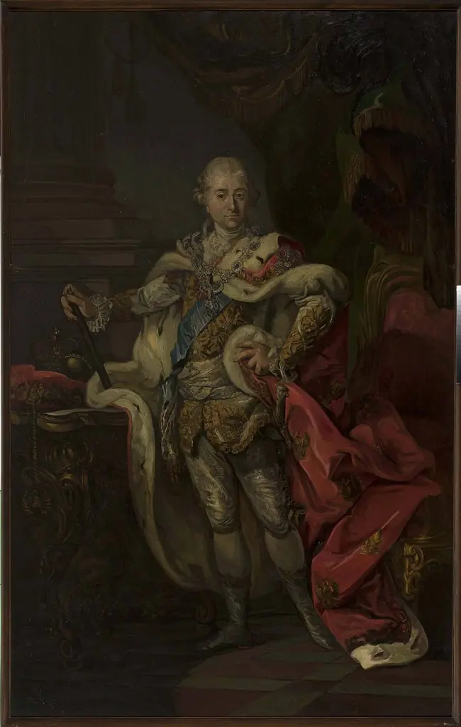 Portrait of Stanisław August in the coronation costume, by Marcello Bacciarelli