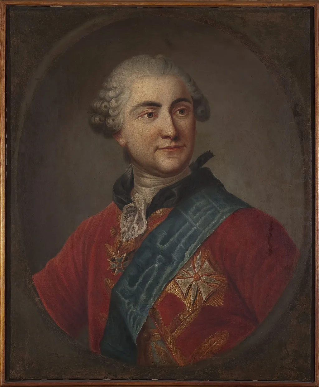 Portrait of Stanisław August Poniatowski, by Marcello Bacciarelli, oil, 1781