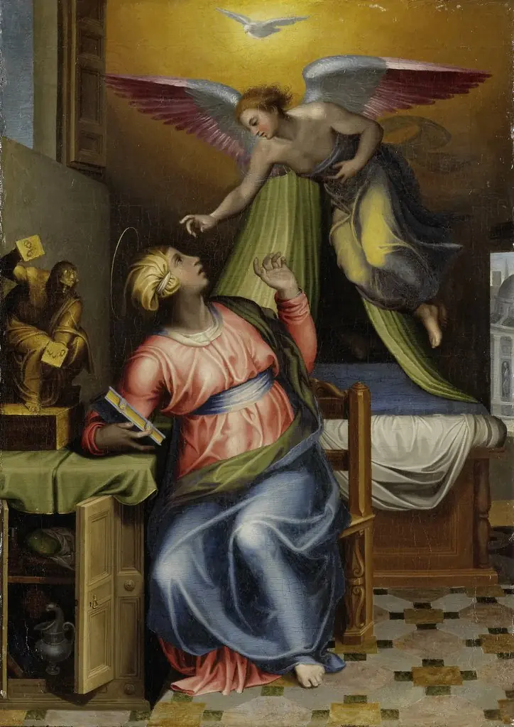 Annunciation to the Virgin, by Marcello Venusti