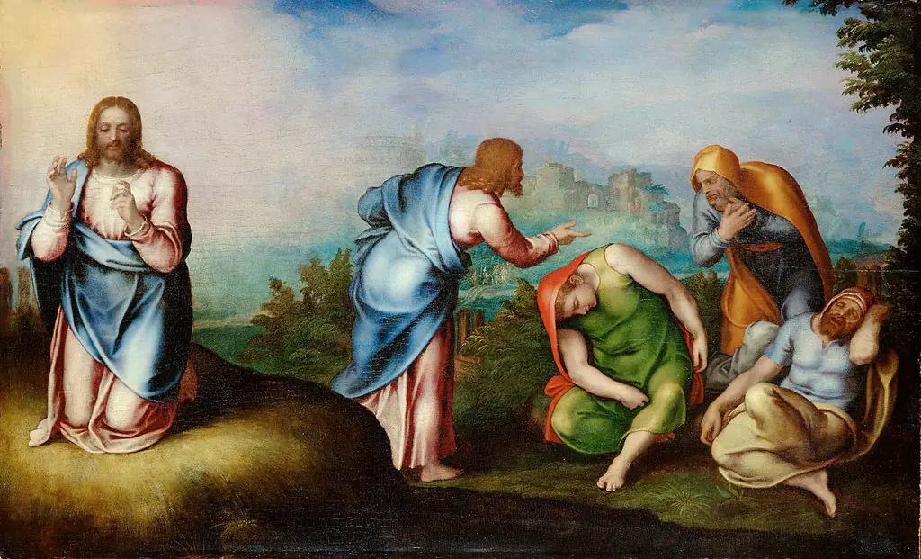 Christus am Ölberg, by Marcello Venusti