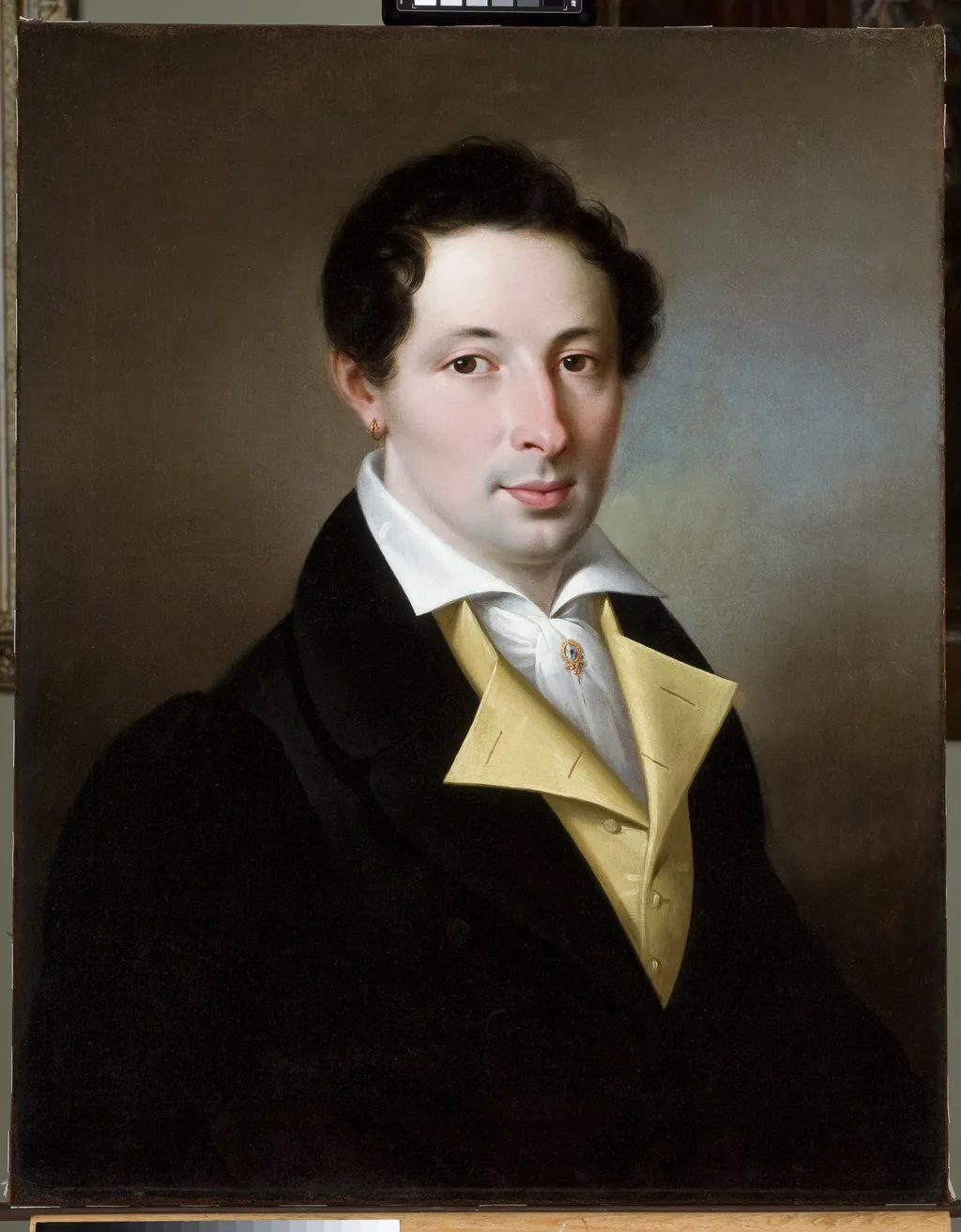 Portrait of Karol Kollarzowski, by Marcin Jabłoński, oil, 1835