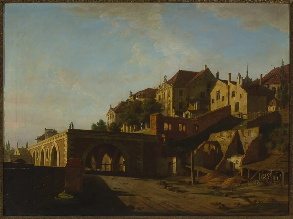 View of the castle from the north, by Marcin Zaleski