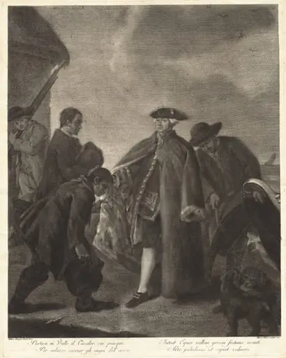 Portasi in Valle il Cavalier... (Arrival of the Master), by Marco Alvise Pitteri