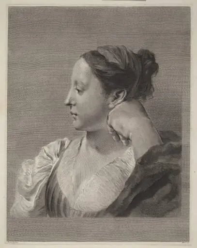 Young Woman in Profile, by Marco Alvise Pitteri