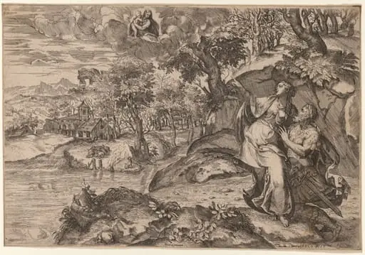 Augustus and the Tiburtine Sibyl, by Marco Angolo del Moro