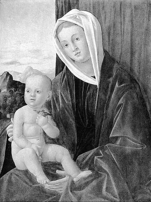 Madonna and Child, by Marco Basaiti, paint