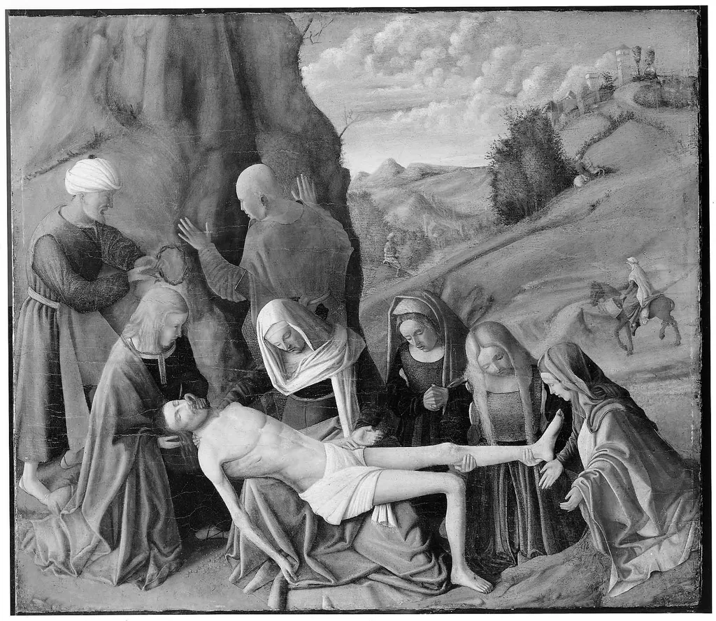 The Lamentation over the Dead Christ, by Marco Basaiti, unspecified