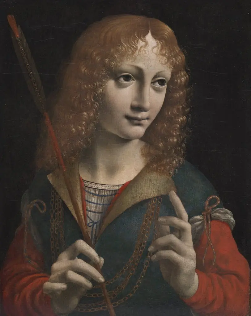 Portrait of a Youth as Saint Sebastian, by Marco d'Oggiono