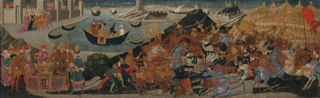 The Battle of Pharsalus and the Death of Pompey, by Marco del Buono