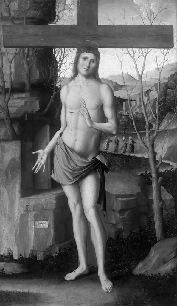 The risen Christ, by Marco Palmezzano