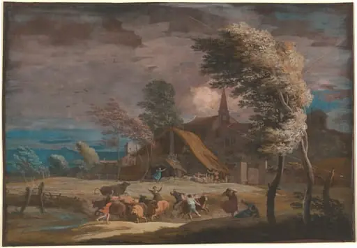 A Stormy Landscape, by Marco Ricci