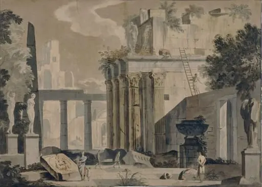 Roman Ruins, by Marco Ricci
