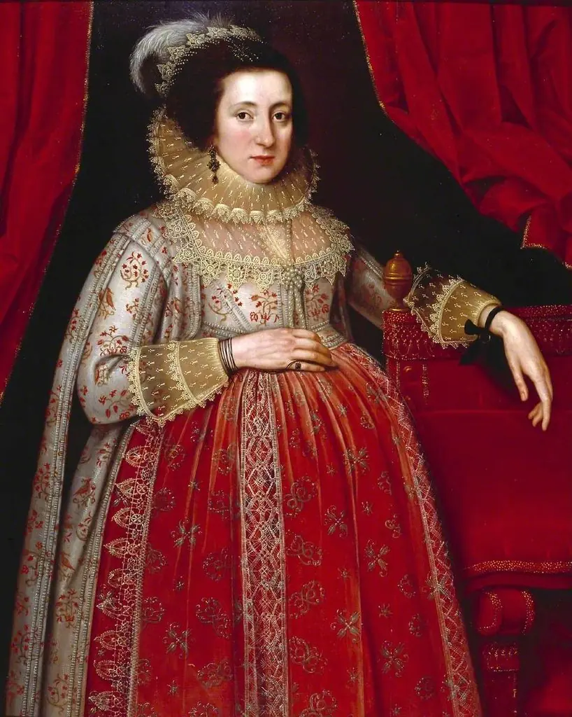 Portrait of a Woman in Red, by Marcus Gheeraerts the Younger