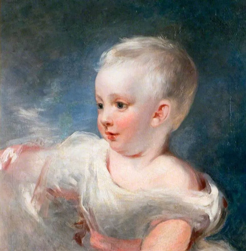 Portrait of a Young Child, by Margaret Sarah Carpenter, oil, 1830