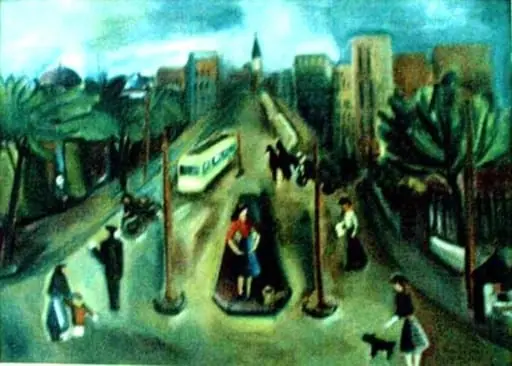 Peisaj, by Margareta Sterian