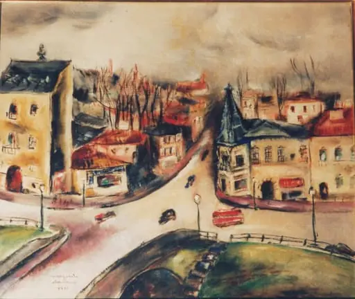 Peisaj citadin, by Margareta Sterian