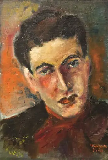 Schiță pentru portretul lui Miron Radu Paraschivescu, by Margareta Sterian