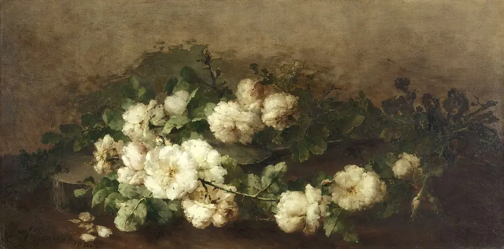 Stilleven met gitaar en rozen, by Margaretha Roosenboom