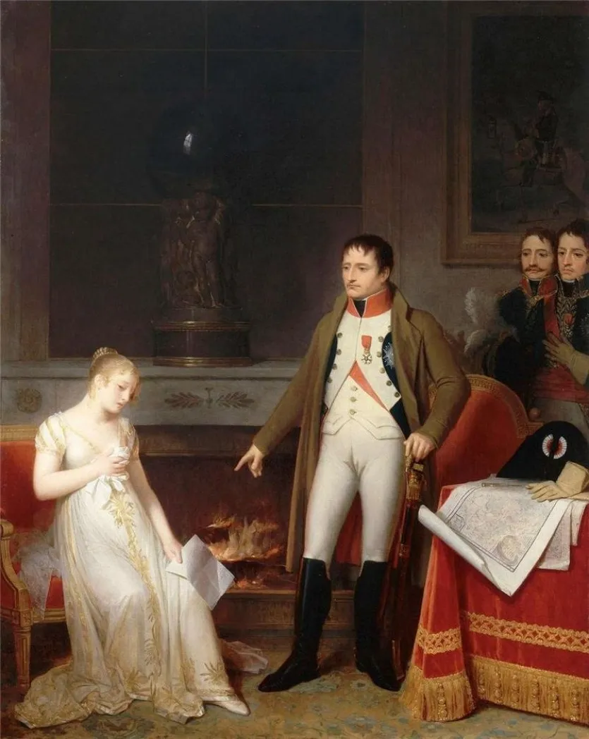 Clemency of Napoleon, by Marguerite Gérard, oil, 1806