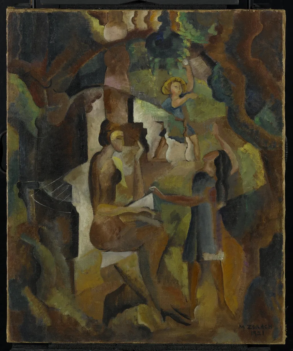 Memories of My California Childhood, by Marguerite Zorach, oil, 1921