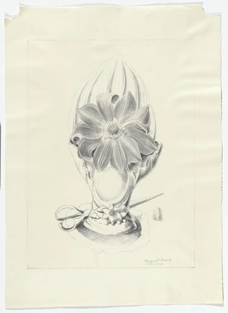 Untitled, by Marguerite Zorach, ink, 1929