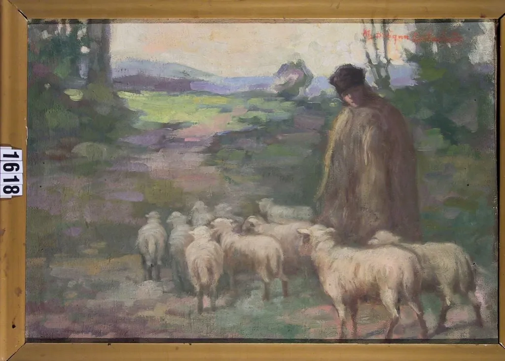 Ciobanul cu oile, by Maria Cabadaeff-Drăgan, unspecified