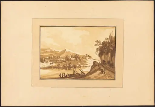 Landscape with Fishing Boats, by Maria Catharina Prestel