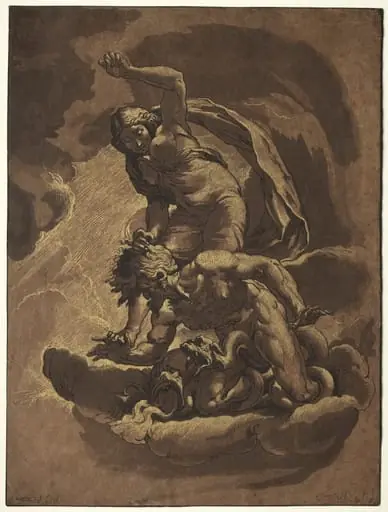 The Triumph of Truth over Envy, Plate 24, by Maria Catharina Prestel