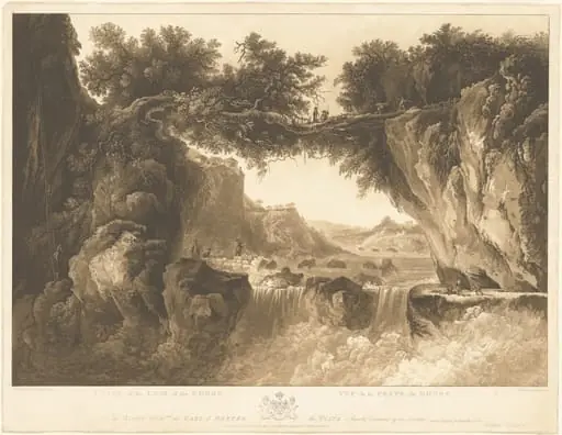 View of the Loss of the Rhone, by Maria Catharina Prestel