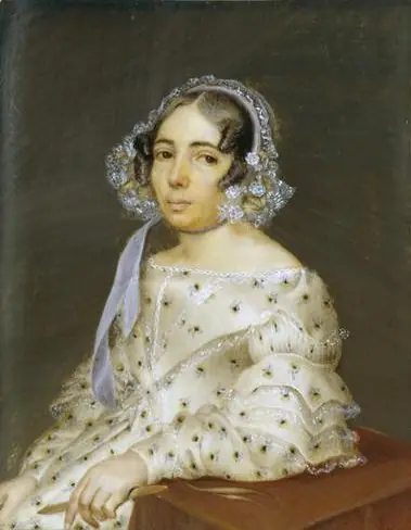 Auto-retrato de D. Maria das Dores Furtado, by Maria das Dores de Almeida Furtado