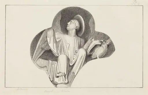 An Angel, from Wells Cathedral, by Maria Denman