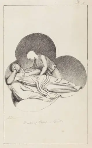 Death of Isaac, from Wells Cathedral, by Maria Denman