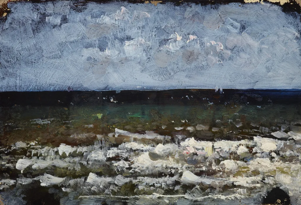Sea, by Maria Dulębianka, oil, 1900