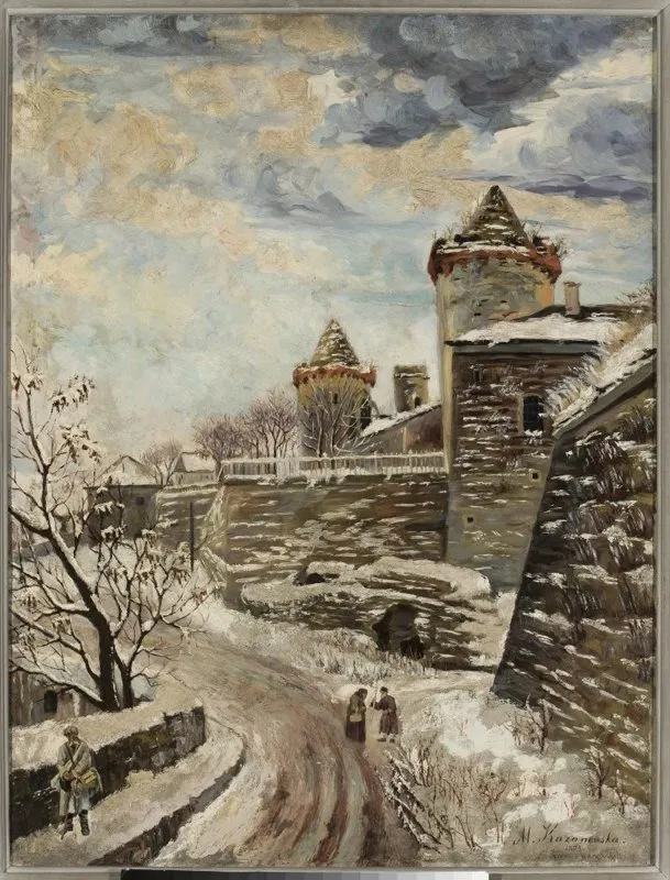 Kamianets-Podilskyi, by Maria Klass-Kazanowska, oil, 1898