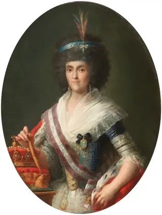María Luisa de Parma, Queen of Spain, by Mariano Salvador Maella