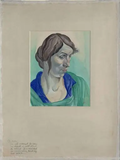 Head and shoulders of a woman, by Maria Luiza Amaral