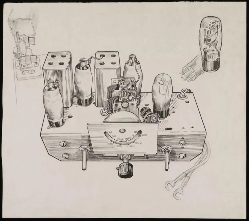 Interior of a Murphy Radio, by Maria Luiza de Azevedo Amaral, 1942