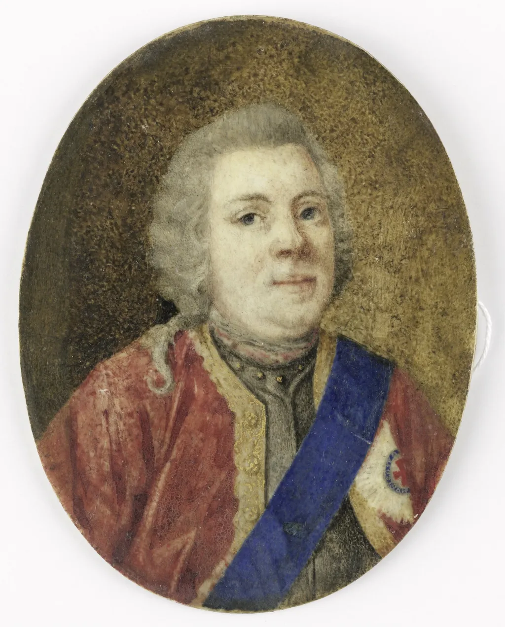 Portrait of Prince Willem IV (1711-51), by Maria Machteld van Sypesteyn, ivory, 1748