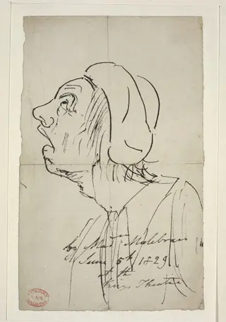 Drawing by Madame Malibran