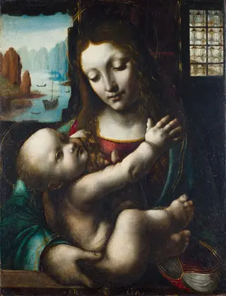 Maria mit Kind, by Francesco Napoletano