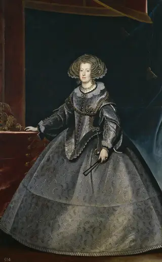 María of Austria Queen of Hungary, by Frans Luycx