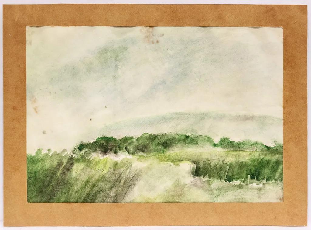 Peisaj, by Maria Pelmuș, unspecified, 1950