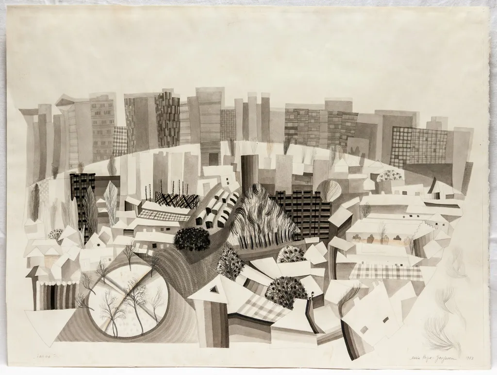 Iarna, by Maria Popa Georgescu, 1950