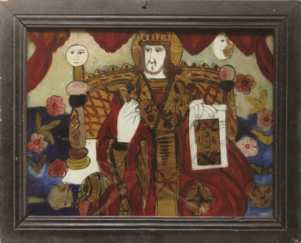 Iisus Hristos arhiereu și învățător, tronând, by Maria Prodan