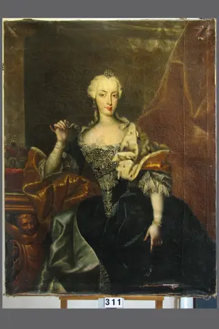 Maria Theresia, arhiducesă de Austria ; în registrul inventar: Prințesă în haină albastră
