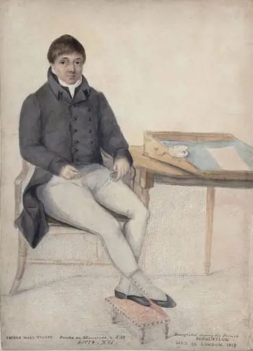 Portrait of Pierre Noel Violet, by Maria Violet