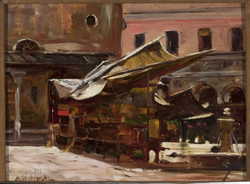 From a fair in Italy – Venice, by Marian Trzebiński