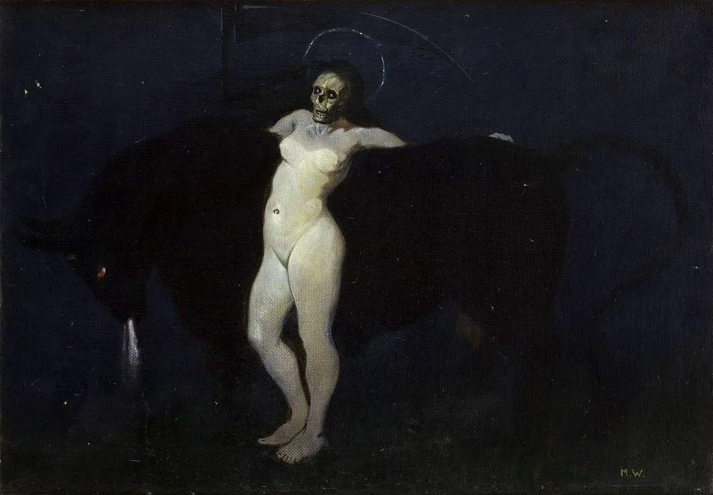 Death Appeases Everyone, by Marian Wawrzeniecki, oil, 1900